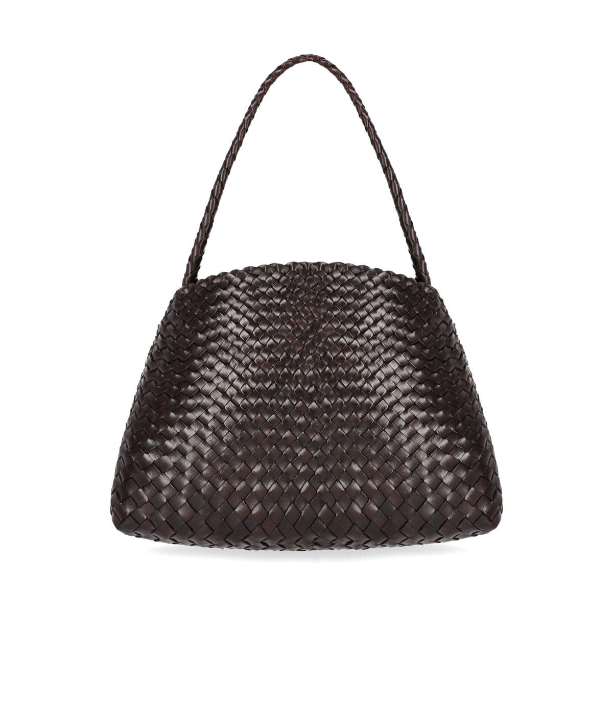 DRAGON DIFFUSION SANTA MARIA MINI DARK BROWN SHOULDER BAG