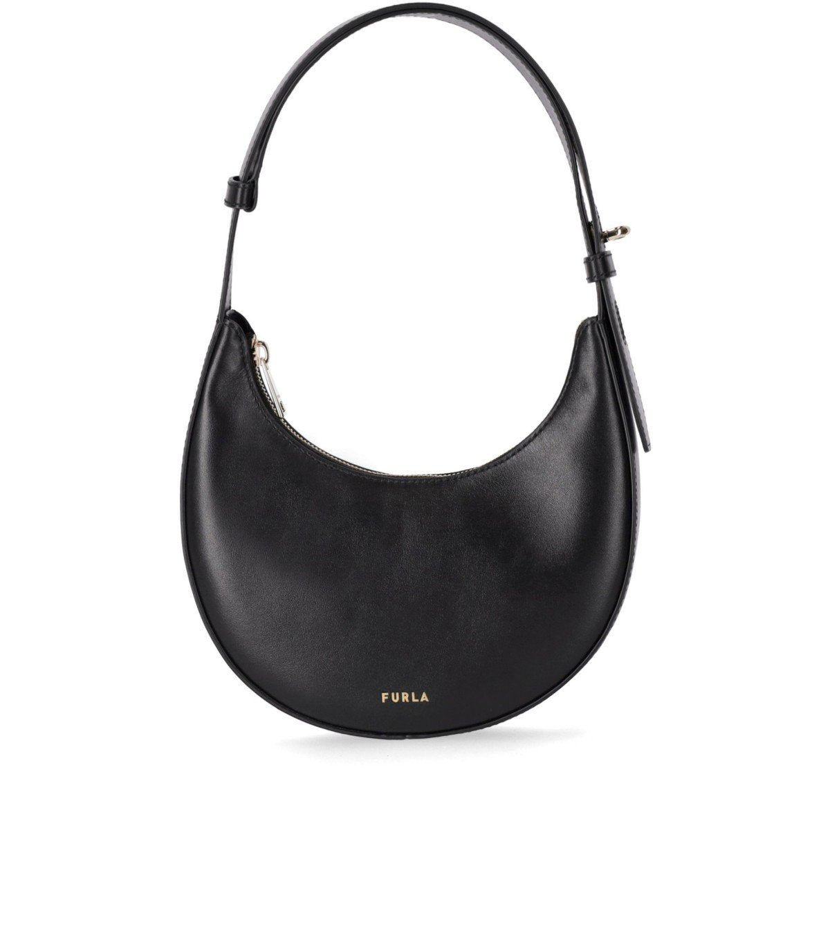 FURLA DELIZIA MINI BLACK SHOULDER BAG