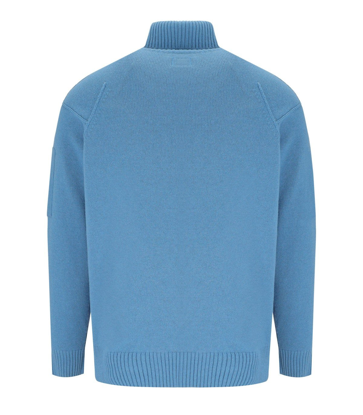 C.P. COMPANY GRS AEGEAN BLUE TURTLENECK SWEATER