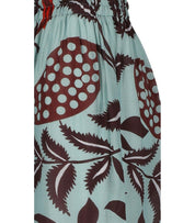 PAHIESA FORMENTERA LIGHT BLUE AND BROWN PANTS