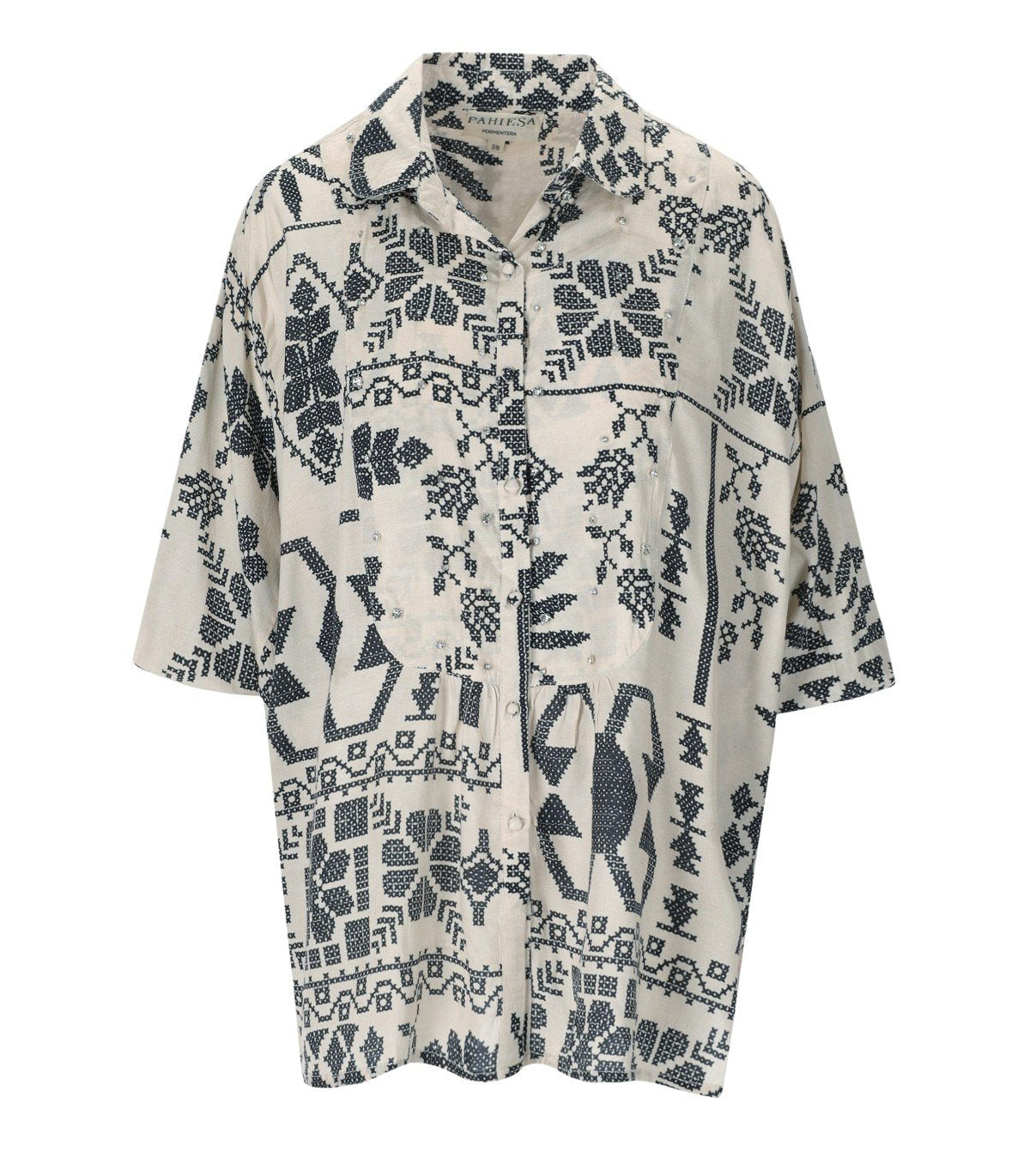 PAHIESA FORMENTERA ECRU SHIRT