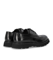 DOUCAL'S DERBY BLACK BROGUE LACE-UP SHOE