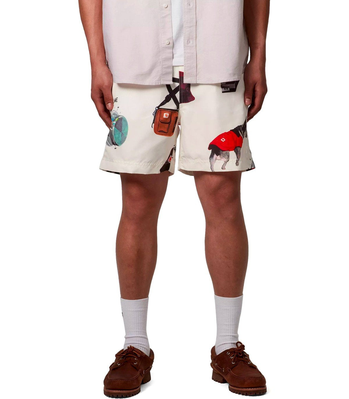 CARHARTT WIP SLATER JACOB ROCHESTER WAX SWIM TRUNKS