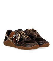 3P WAVE SAMT BRAUNER SNEAKER