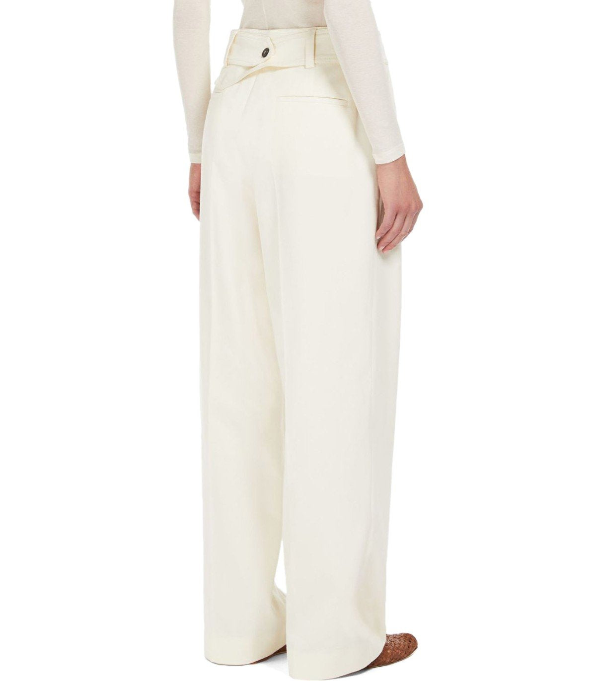 MAX MARA WEEKEND LIVIGNO IVORY PANTS