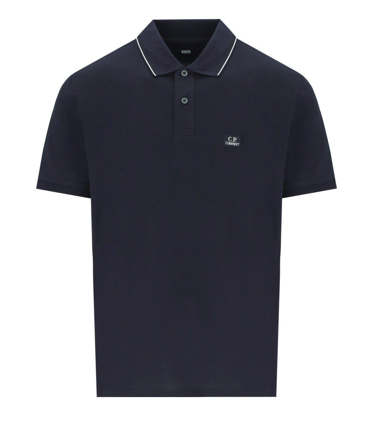 C.P. COMPANY STRETCH PIQUET TOTAL ECLIPSE POLO SHIRT