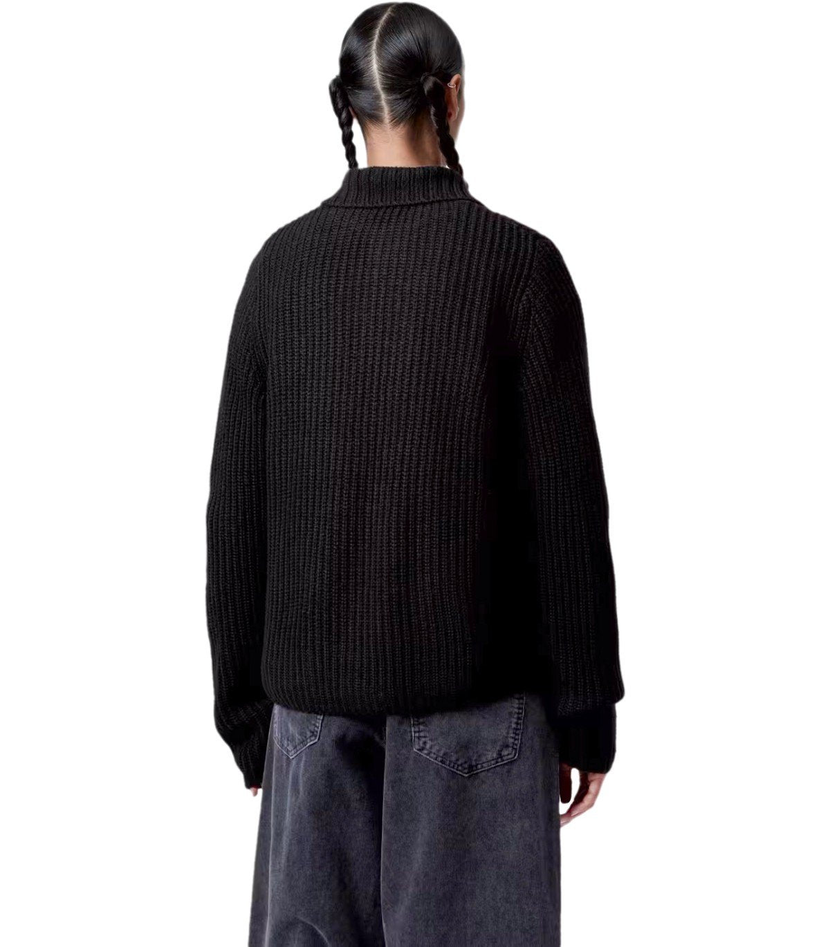 CARHARTT WIP W' MICHIGAN SCHWARZER CARDIGAN