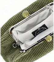 MAX MARA WEEKEND PASTICCINO FORTUNA MEDIUM KHAKI CLUTCH