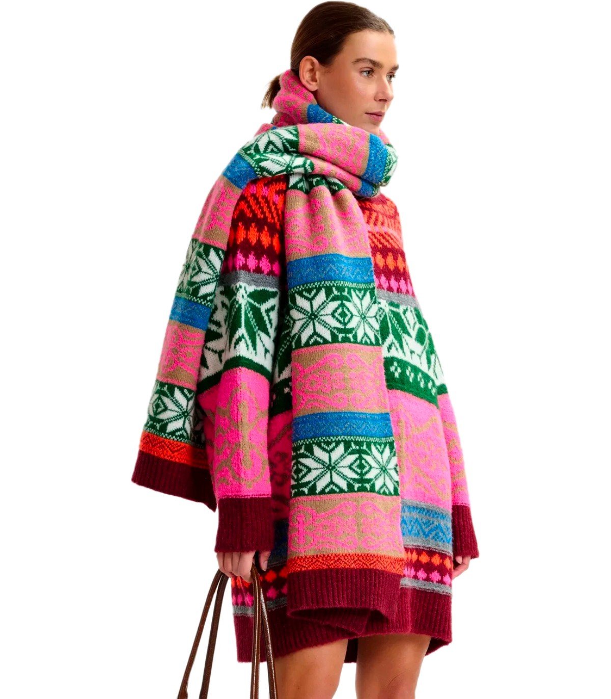 SCIARPA ICHARPE FUCSIA ESSENTIEL ANTWERP