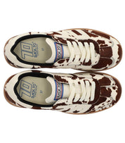 SNEAKER CLOUD VACHE NOIRE BLANCHE BACK70