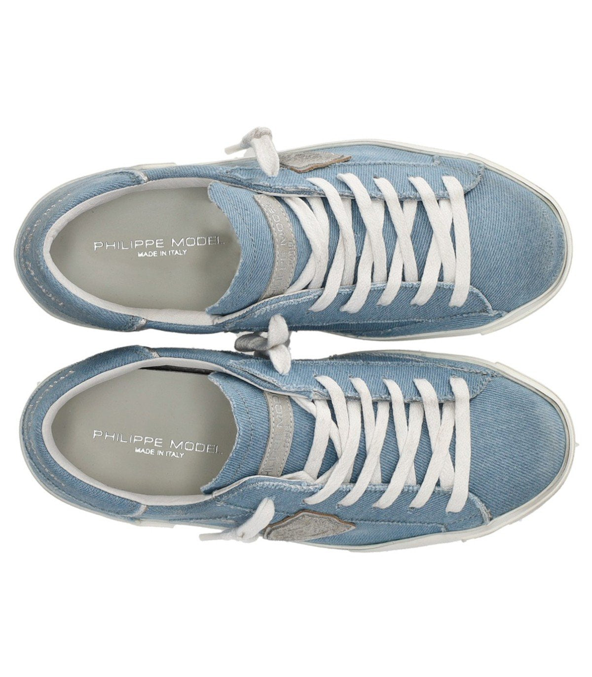 SNEAKER PRSX LOW DENIM BLUETTE PHILIPPE MODEL