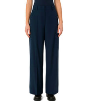 MAX MARA WEEKEND VISIVO BLUE TROUSERS