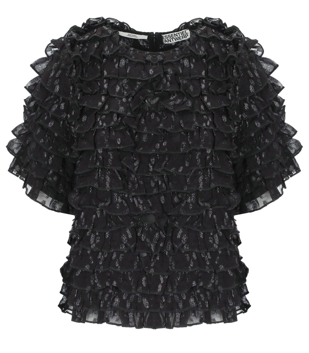 ESSENTIEL ANTWERP INCARVILLEA ZWART TOP