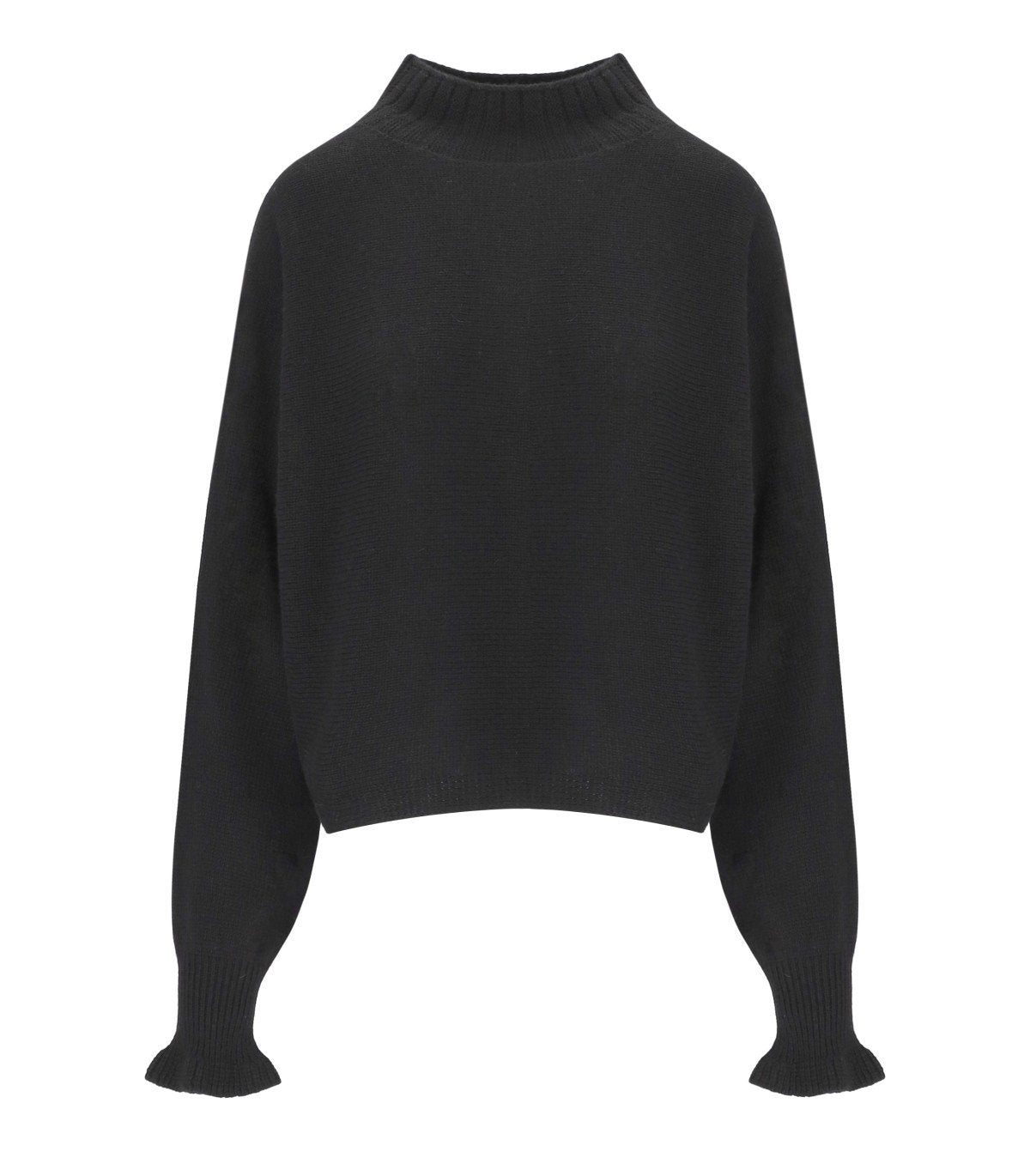 TWINSET BLACK TURTLENECK SWEATER