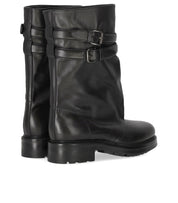STRATEGIA SCHWARZER BIKER STIEFEL