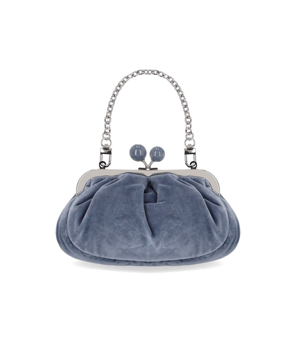 CLUTCH PASTICCINO GIOCHI VELLUTO SMALL CELESTE MAX MARA WEEKEND