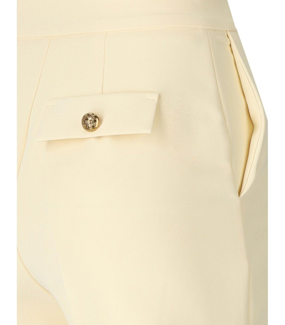 ELISABETTA FRANCHI LEMONADE SHORTS WITH HORSEBIT