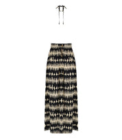 PAHIESA FORMENTERA BICOLOR SLEEVELESS LONG DRESS