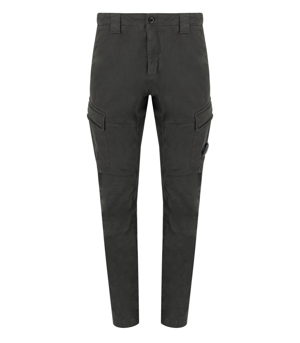 C.P. COMPANY STRETCH SATEEN DARK SHADOW CARGO PANTS