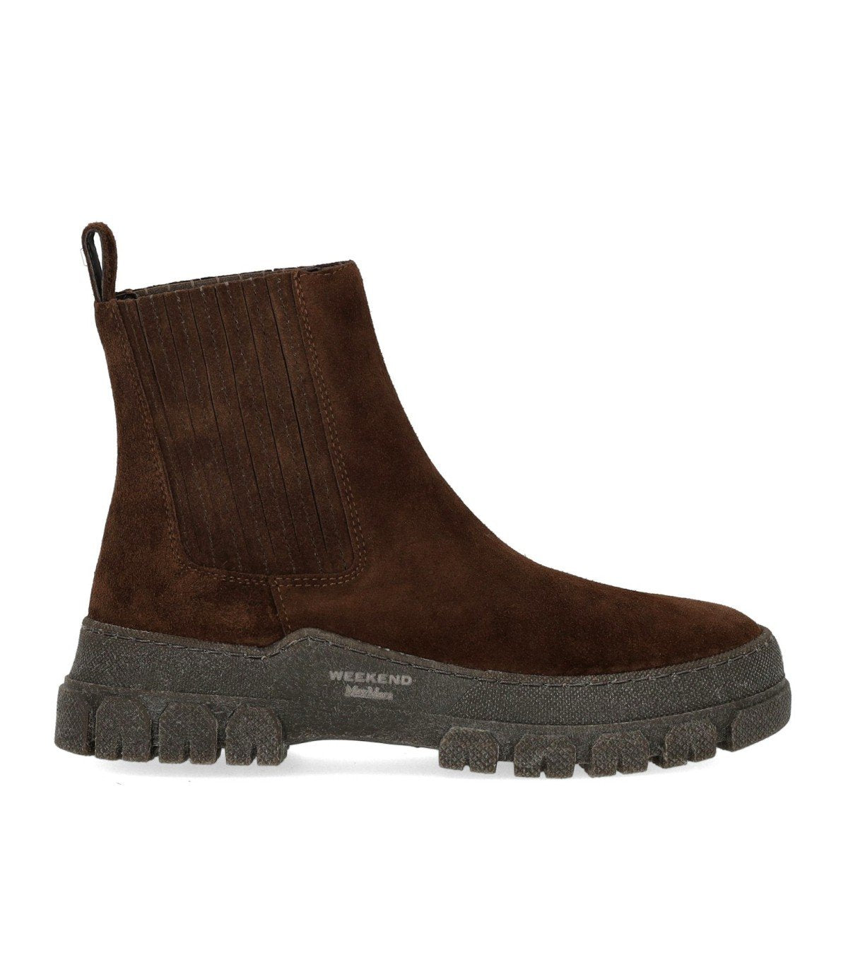 MAX MARA WEEKEND GENEPI DARK BROWN CHELSEA BOOT