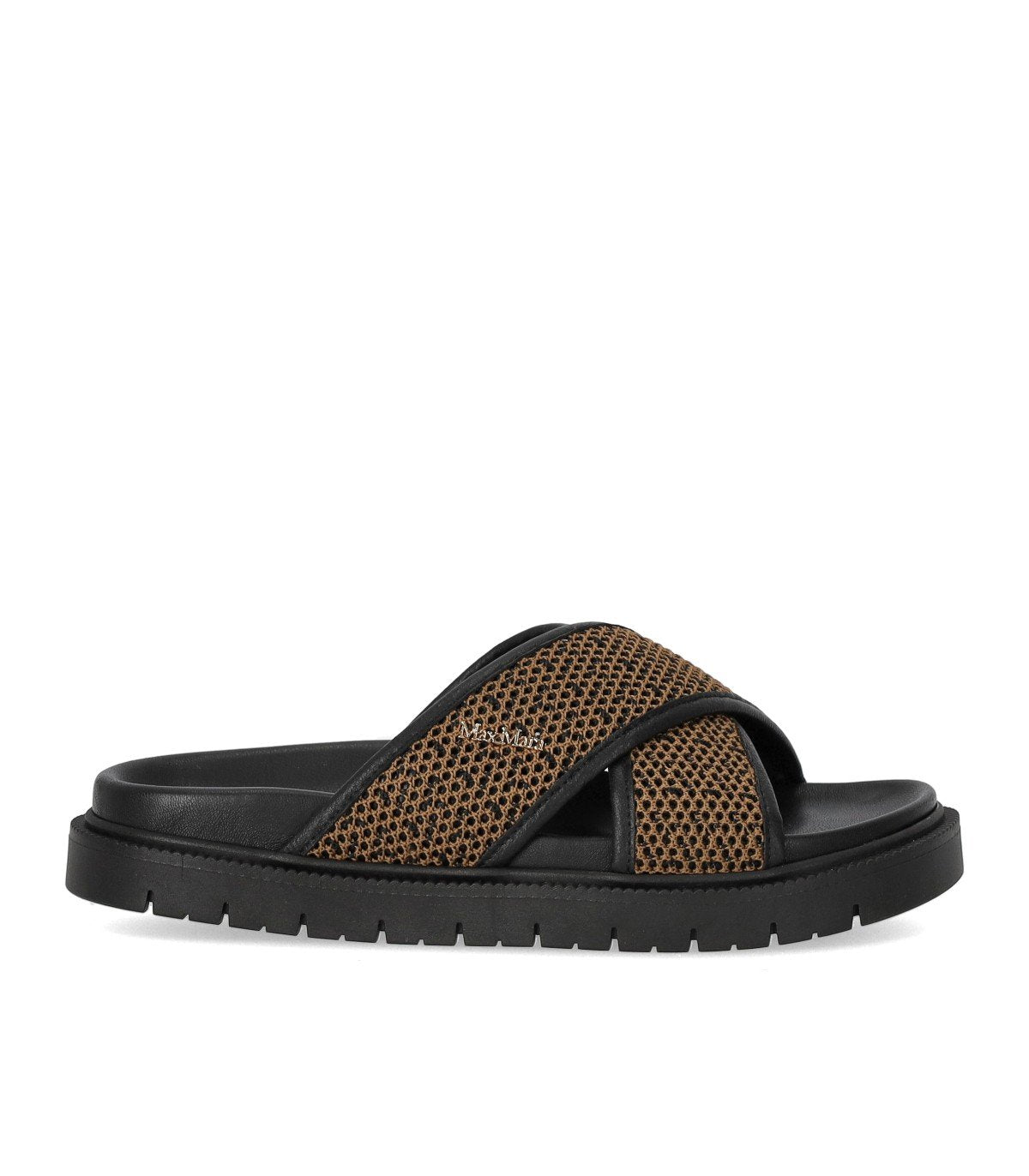 MAX MARA BEACHWEAR PARTY BRAUNE SANDALE