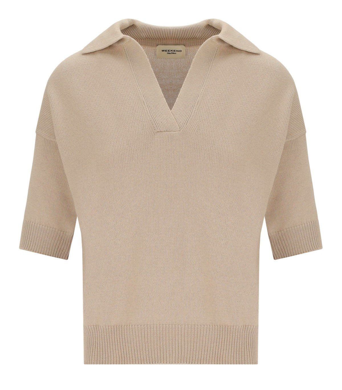 MAX MARA WEEKEND ALBERO BEIGE POLOSHIRT