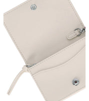 PORTE-CARTES RASPBERRY BLANC GANNI