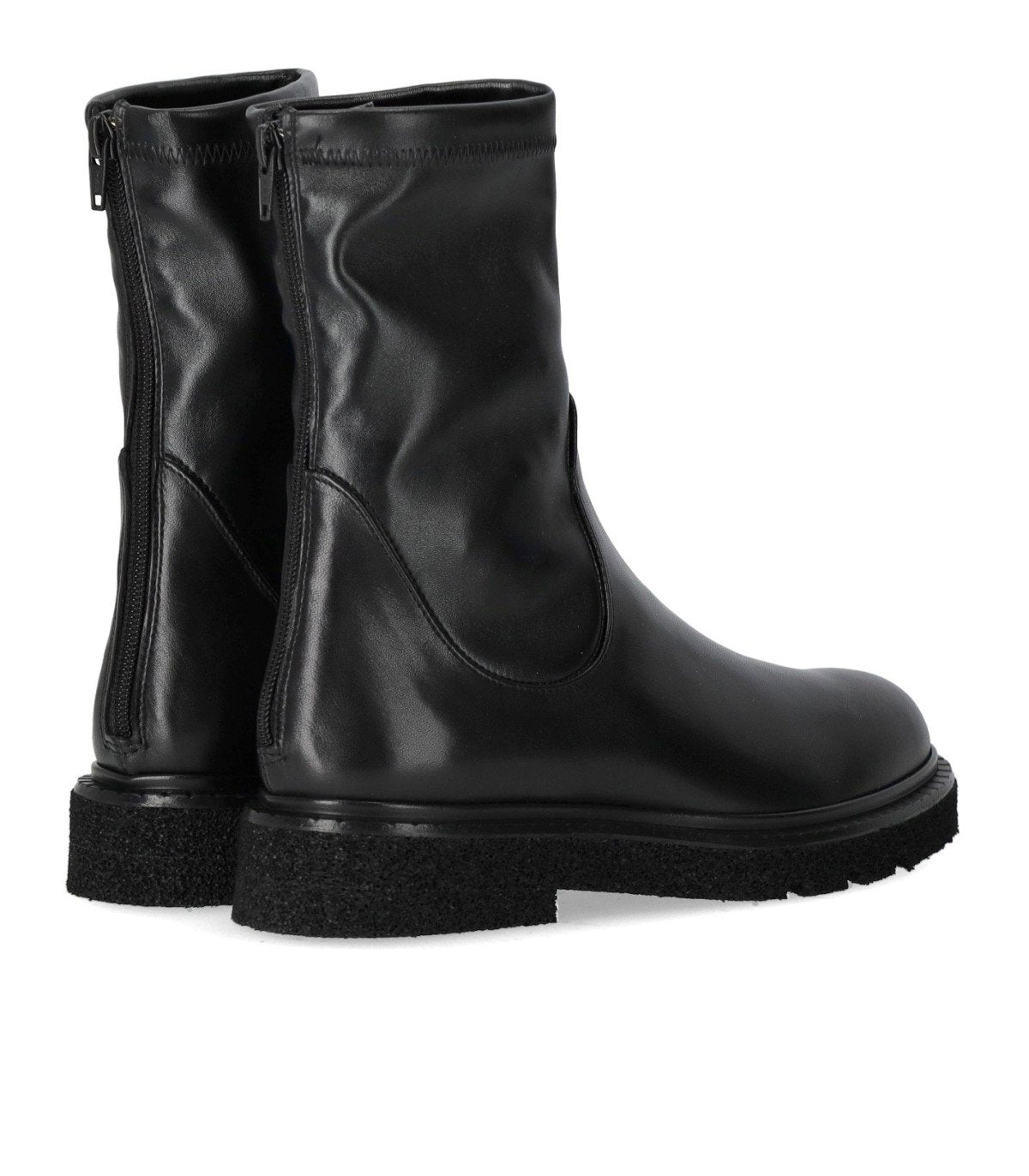 GUGLIELMO ROTTA KREMS SCHWARZE STIEFELETTE