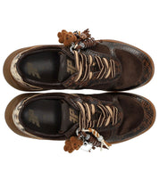 3P WAVE SAMT BRAUNER SNEAKER