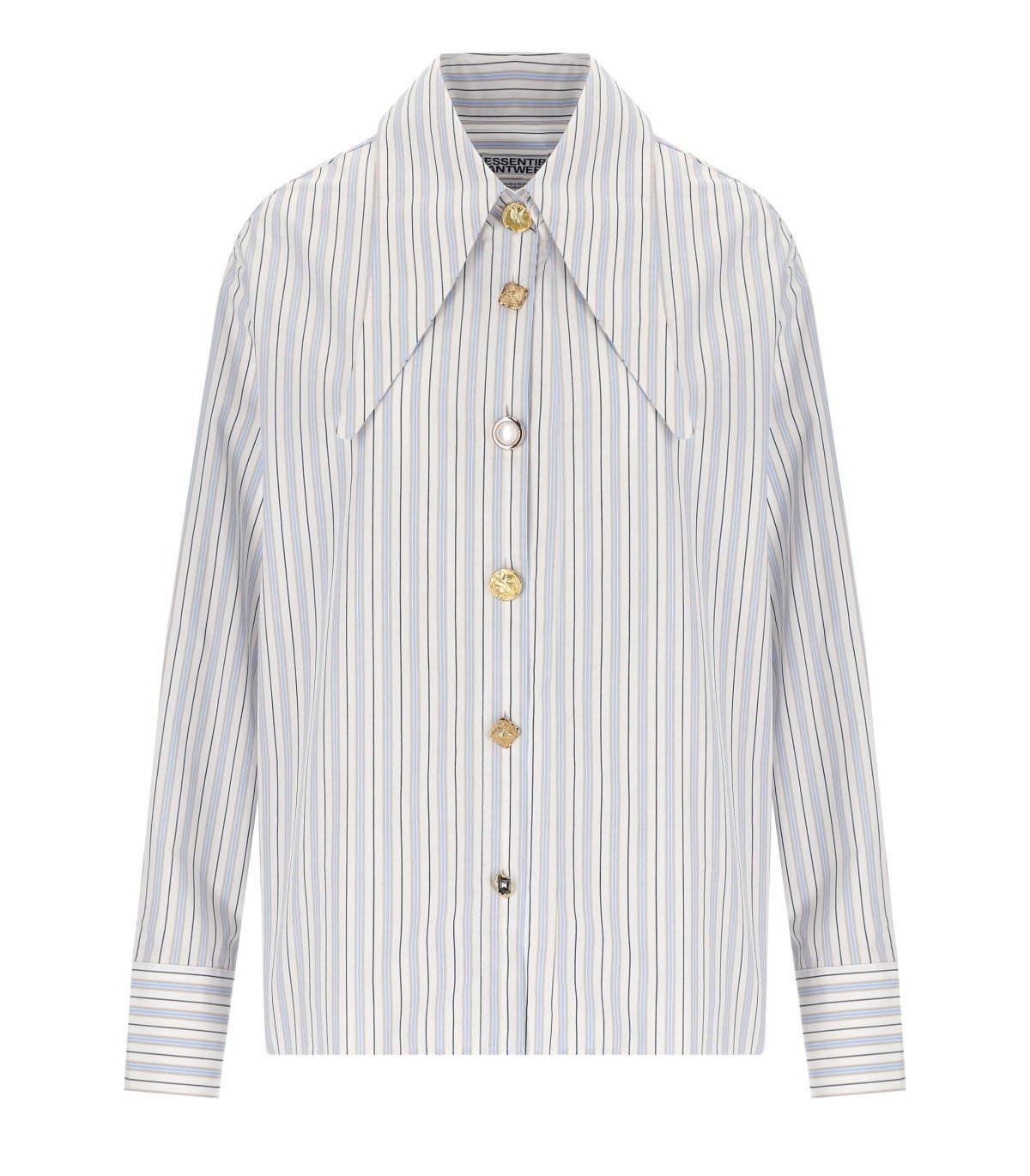 ESSENTIEL ANTWERP JOMATO MEHRFARBIGES GESTREIFTES HEMD