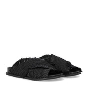 MICHAEL KORS PEYTON BLACK SLIDE