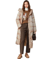 PIUMINO REVERSIBILE CON CAPPUCCIO NOVAK BEIGE MAX MARA WEEKEND
