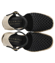 ESPADRILLA CON ZEPPA CARINA NERA PALOMITAS
