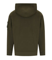 C.P. COMPANY DIAGONAL FLEECE BOXY MILITÄRGRÜNES HOODIE
