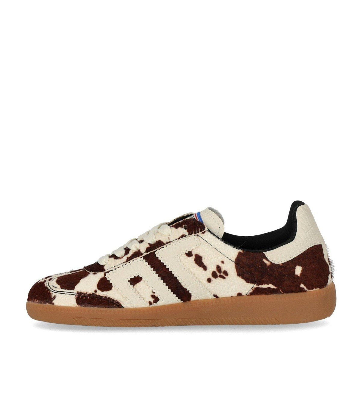 SNEAKER CLOUD VACHE NOIRE BLANCHE BACK70