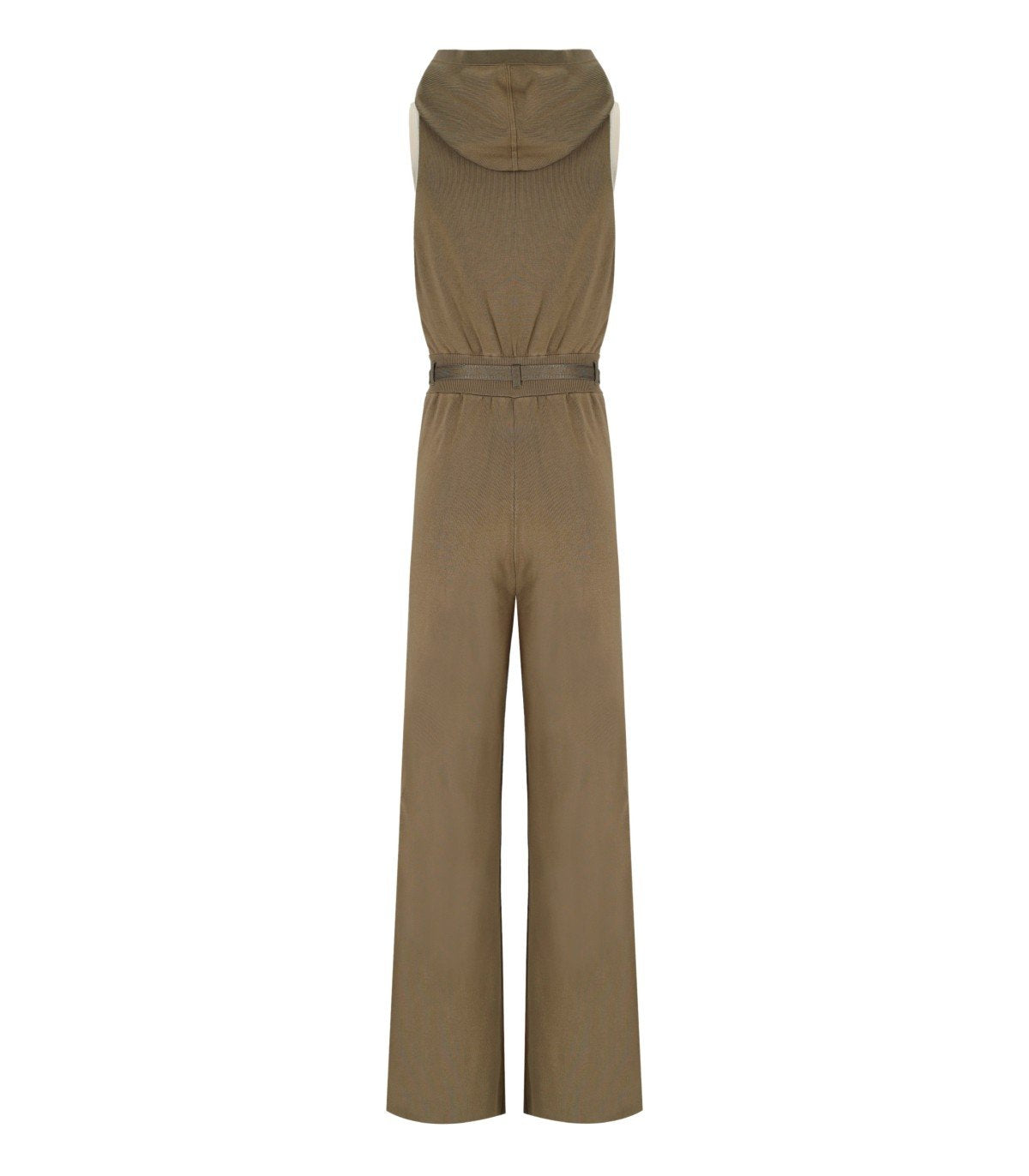 ELISABETTA FRANCHI BEIGE STRICK-JUMPSUIT
