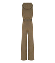 ELISABETTA FRANCHI BEIGE STRICK-JUMPSUIT
