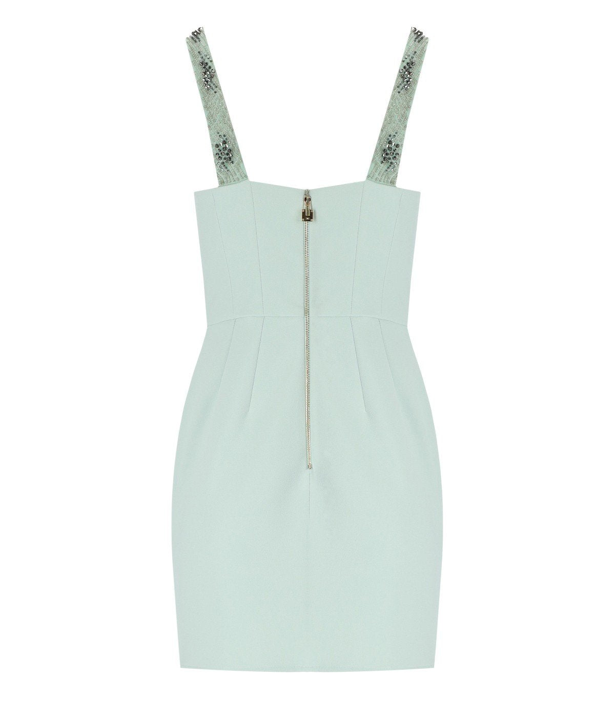 オールインワン・サロペット Elisabetta Franchi Acqua Dress With Pearls ELISABETTA FRANCHI ACQUA DRESS WITH PEARLS – FerrarisBoutique