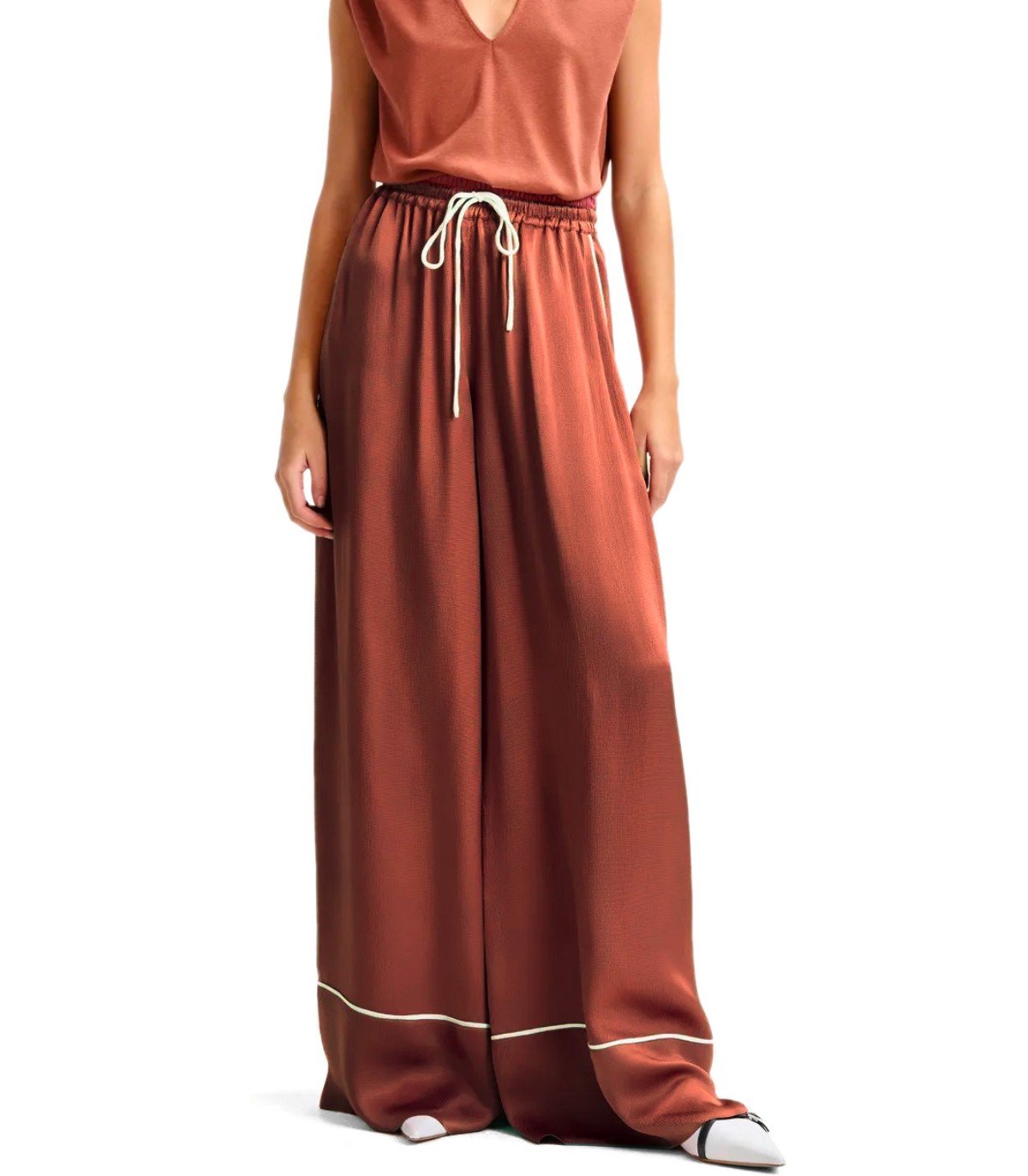 ESSENTIEL ANTWERP HONTGOMERY RUST PANTS