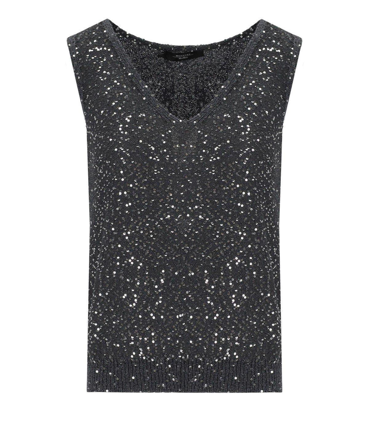 MAX MARA WEEKEND TEMPO ANTHRACITE GREY TOP