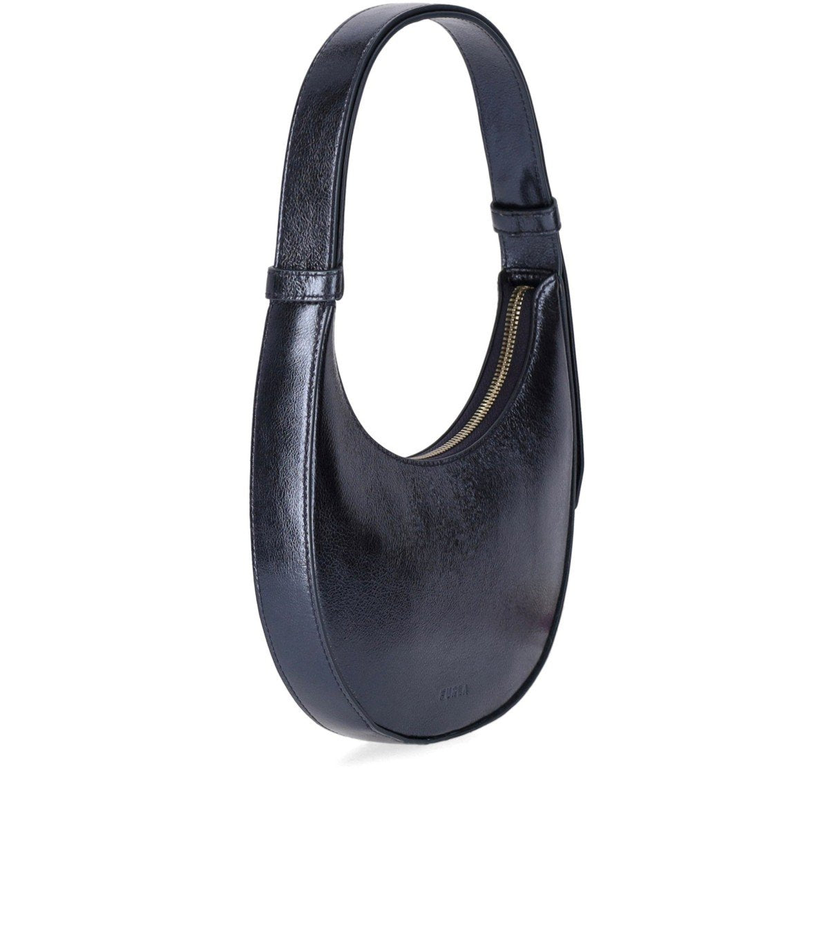 FURLA DELIZIA MINI BLUE SHOULDER BAG