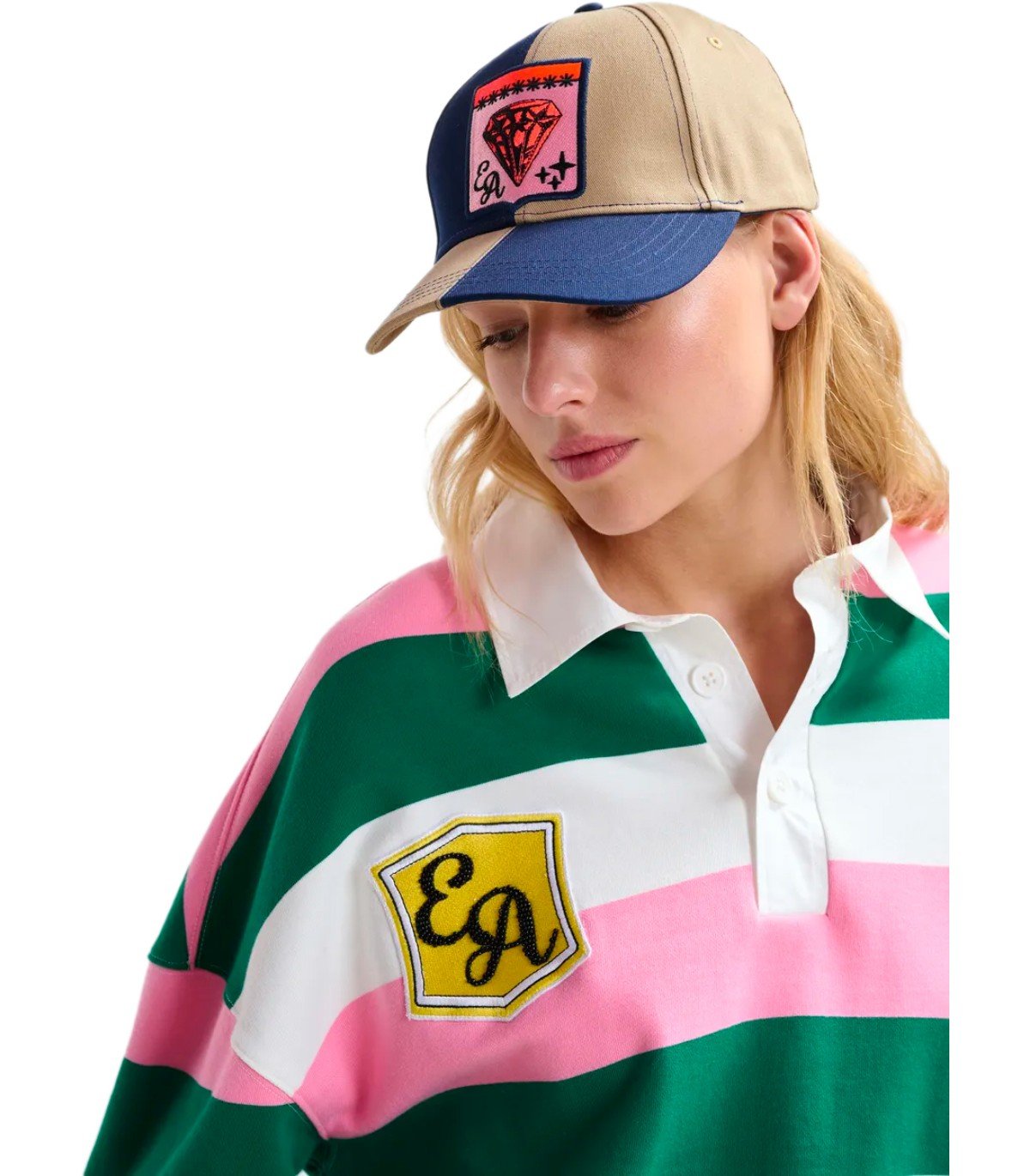 ESSENTIEL ANTWERP JOUEUR STRIPED POLOSHIRT