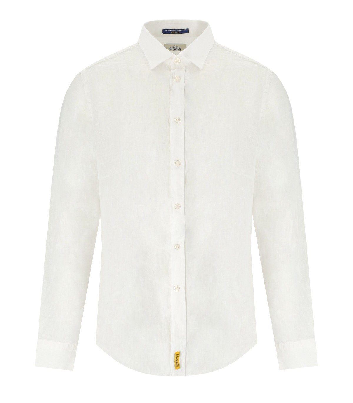 CAMICIA BRAD IN LINO BIANCA B-D BAGGIES