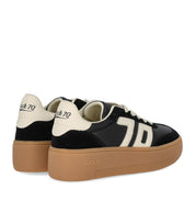 BACK70 XXL LEATHER BLACK SNEAKER