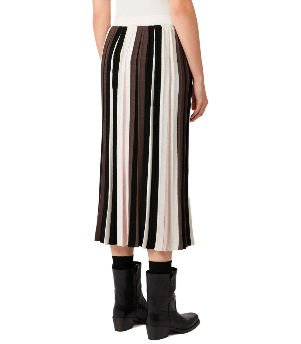 MAX MARA WEEKEND PLEIADI MULTICOLORED KNITTED SKIRT