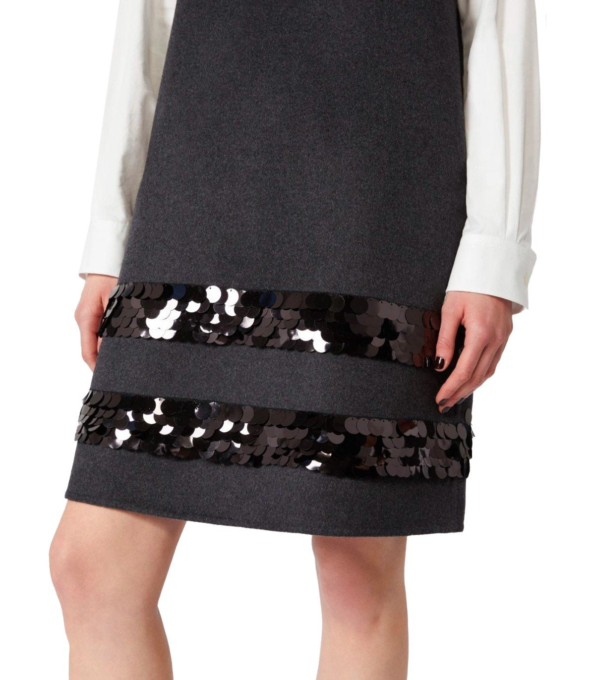 VESTIDO BRUNNER1234 GRIS ANTRACITA MAX MARA WEEKEND