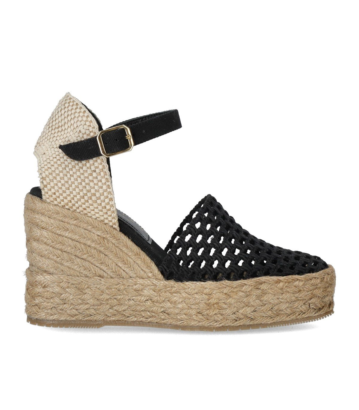 ESPADRILLA CON ZEPPA CARINA NERA PALOMITAS