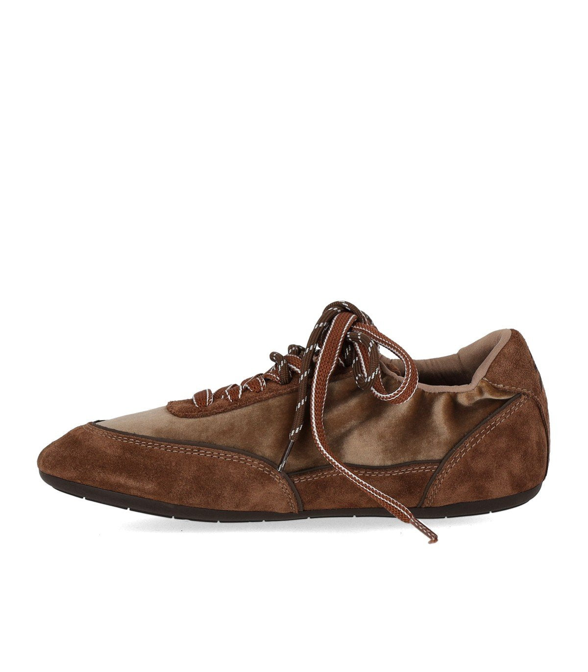 3P BALLET SAMT BRAUNER SNEAKER