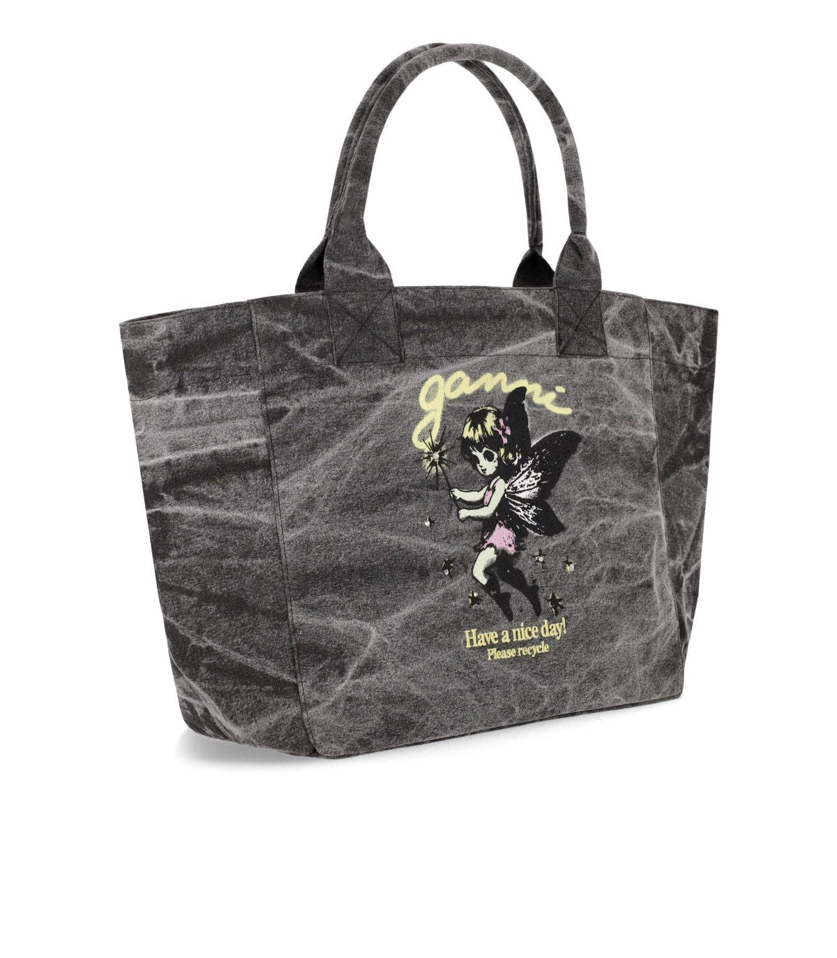 GANNI GREY SHOPPING BAG