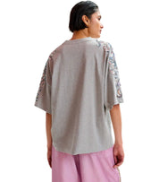 ESSENTIEL ANTWERP JANGOO GRAUES T-SHIRT